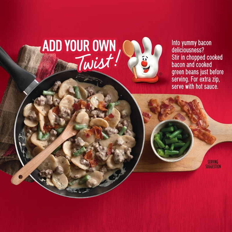 12 Pack Hamburger Helper Potatoes Stroganoff Family Meal Easy Cook 5 Ounce gallery