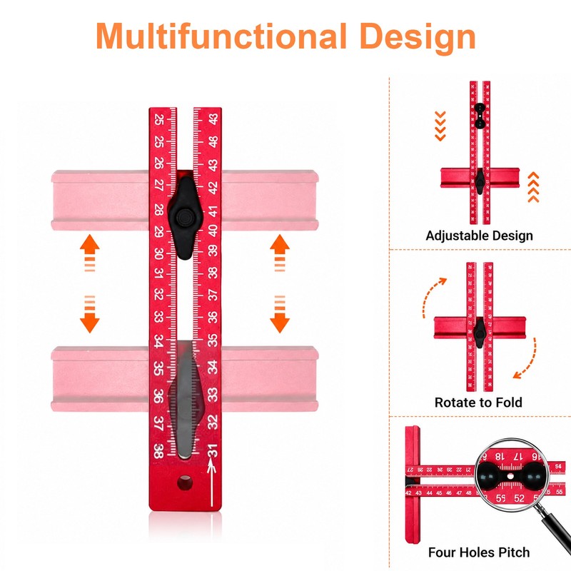 Multifunctional Router Circle Cutting Jig 4 in 1 Router Milling Groove Bracket gallery