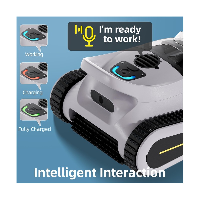 Pool Vacuum for Inground Pools, Cordless Robotic Pool Cleaner, Pool Vacuum wi... gallery
