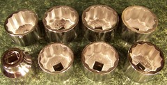 9pc 3/4 ” Drive JUMBO SOCKET SET SAE up to 2-1/2 ADD ON set to 21 pc tool big