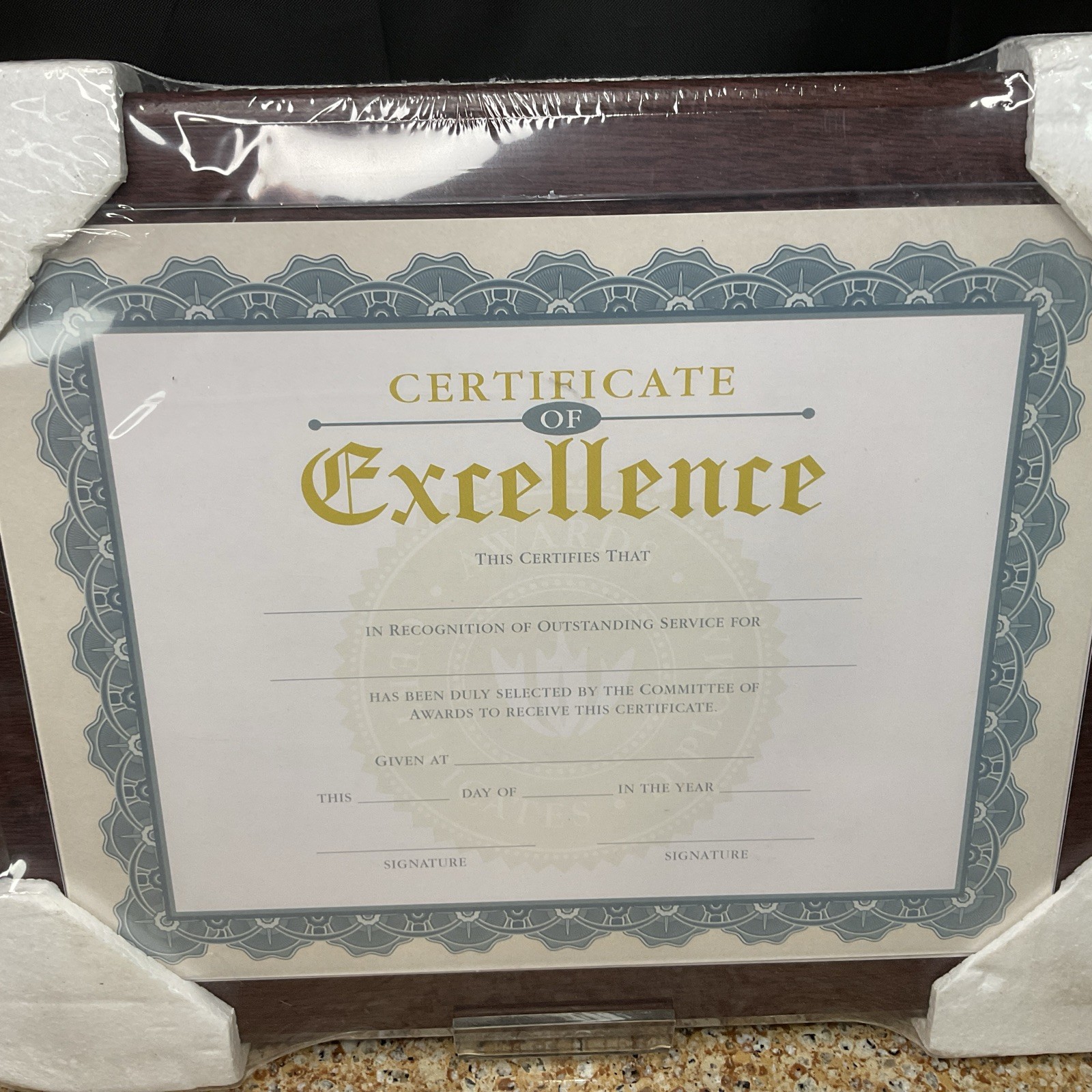 Victory Light Wood 8.5x11 Certificate Award Diploma Frame Plaque/ Mahogany gallery