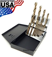 Norseman 14pc Brad Point Drill Bit Set HI-MOLY M7 HSS 5/16″-1/2″ Made in USA