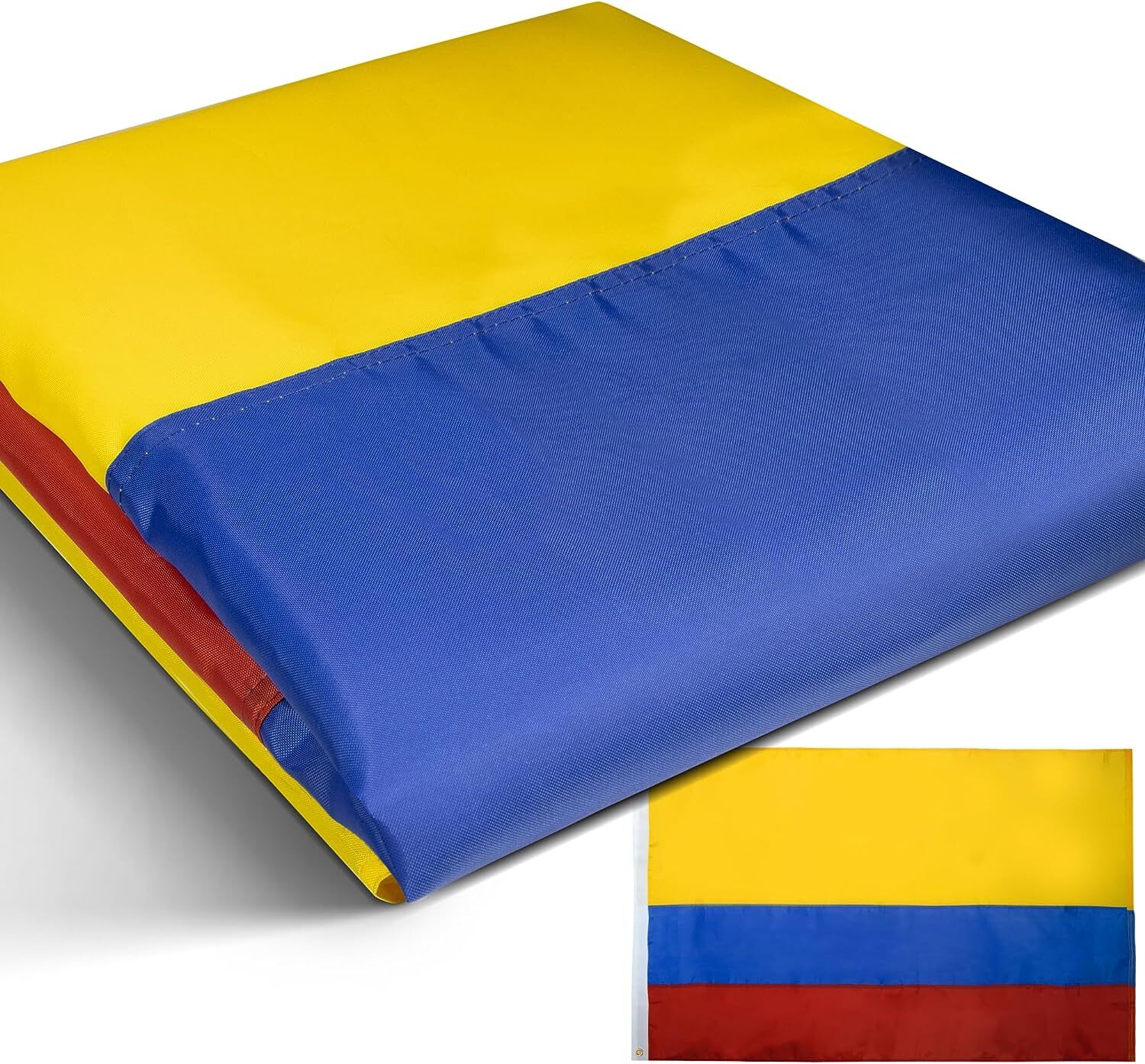 Anley EverStrong 3x5 Ft Embroidered Colombia Flag - Colombian Banner Flags gallery