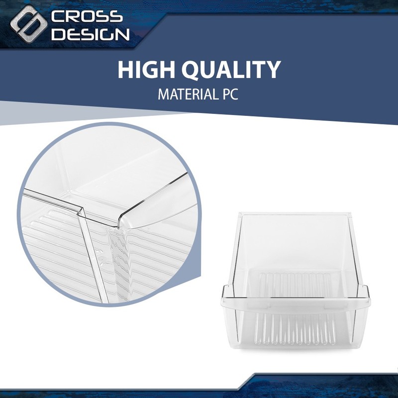 Upper Crisper Pan Fit For Frigidaire Refrigerator 240351061 gallery