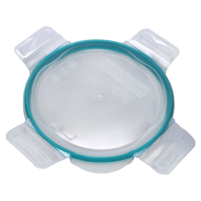 Snapware 7201R-PC Total Solutions Lid W/ Teal Gasket (2-Pack) - Made in USA gallery
