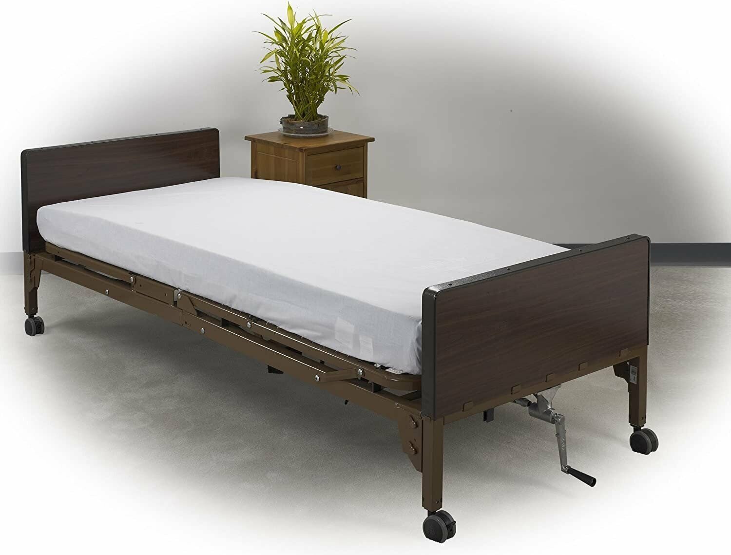 White Classic Fitted Hospital Bed Sheets, 36"X80"X9", 3-Pack gallery
