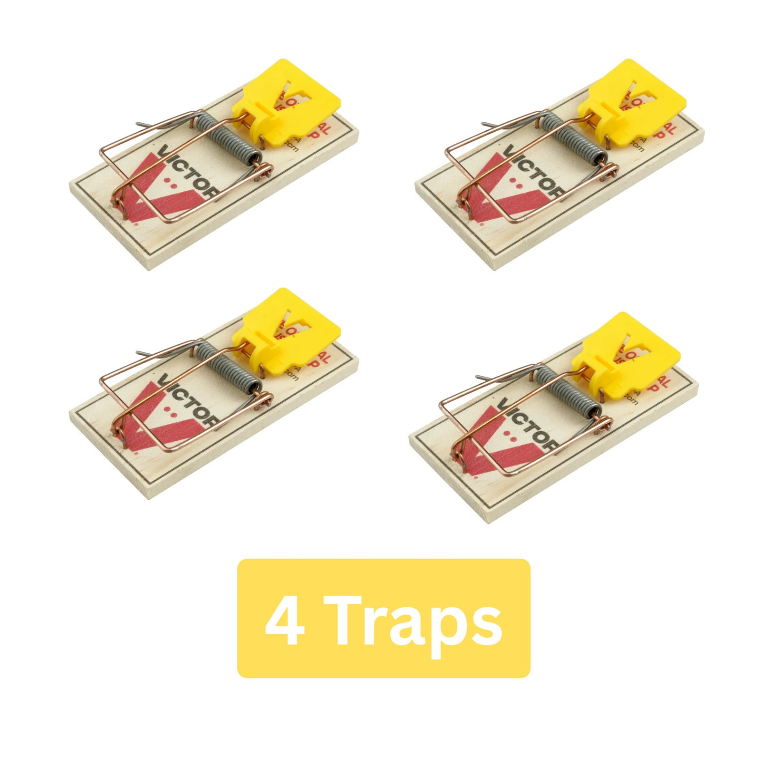 Victor Wide Pedal Mouse Trap, 4 Traps - Best Price gallery