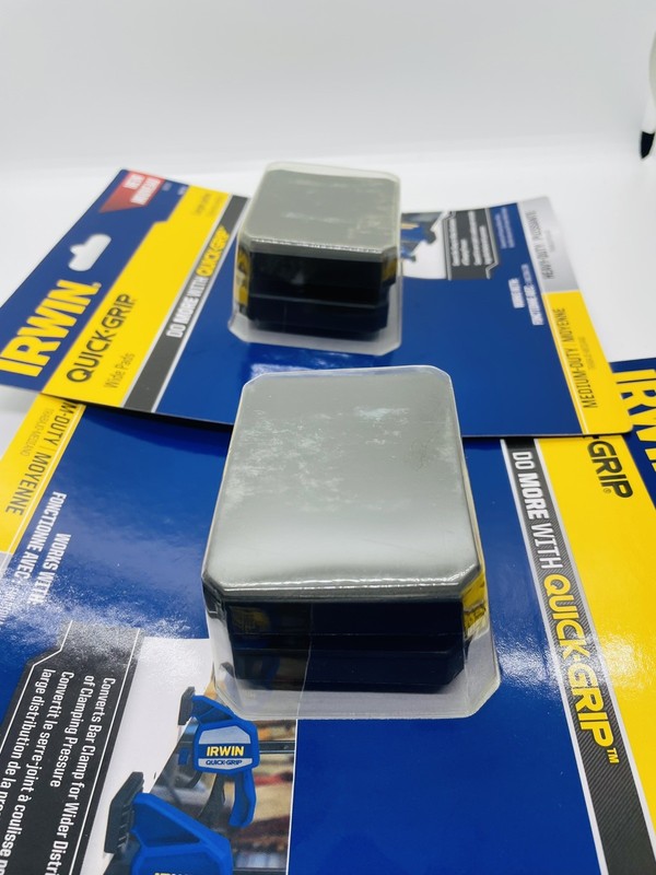 Irwin Quick Grip Clamp Replacement Wide Pads Medium Heavy Duty 2 Pack 1964753 gallery