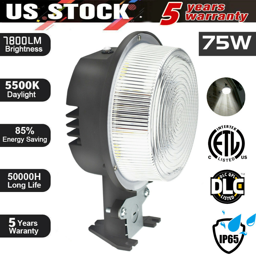 LED Barn Flood Lighting Outdoor 350W Equivalent LED Arena Backyard Lights 5500K gallery