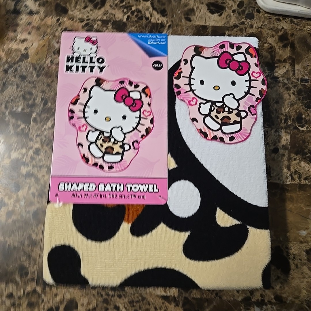 Hello Kitty Bath Towel 40 Inches × 48 Inches Long gallery