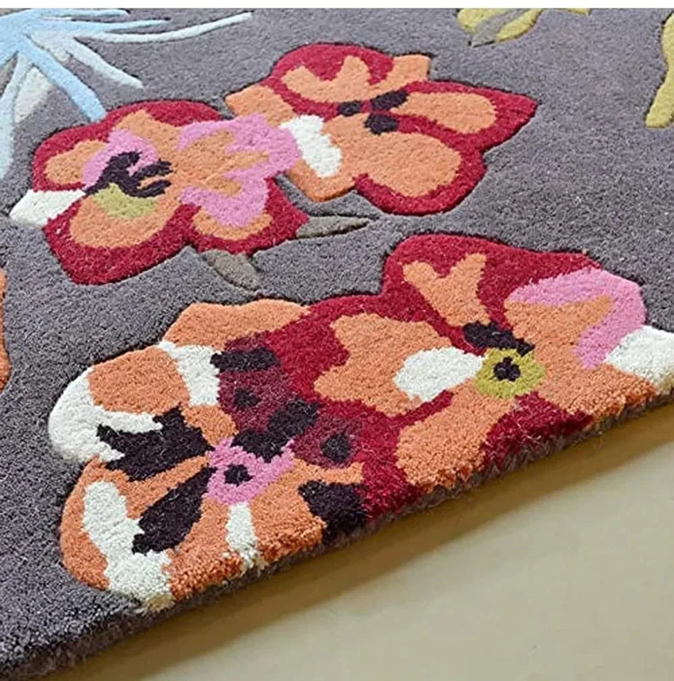 Hand Tufted Carpet & Rug 100% Wool hall living room kitchen office gallery