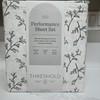 Threshold Performance Full Sheet Set 100% Cotton 401-600TC Branches White gallery