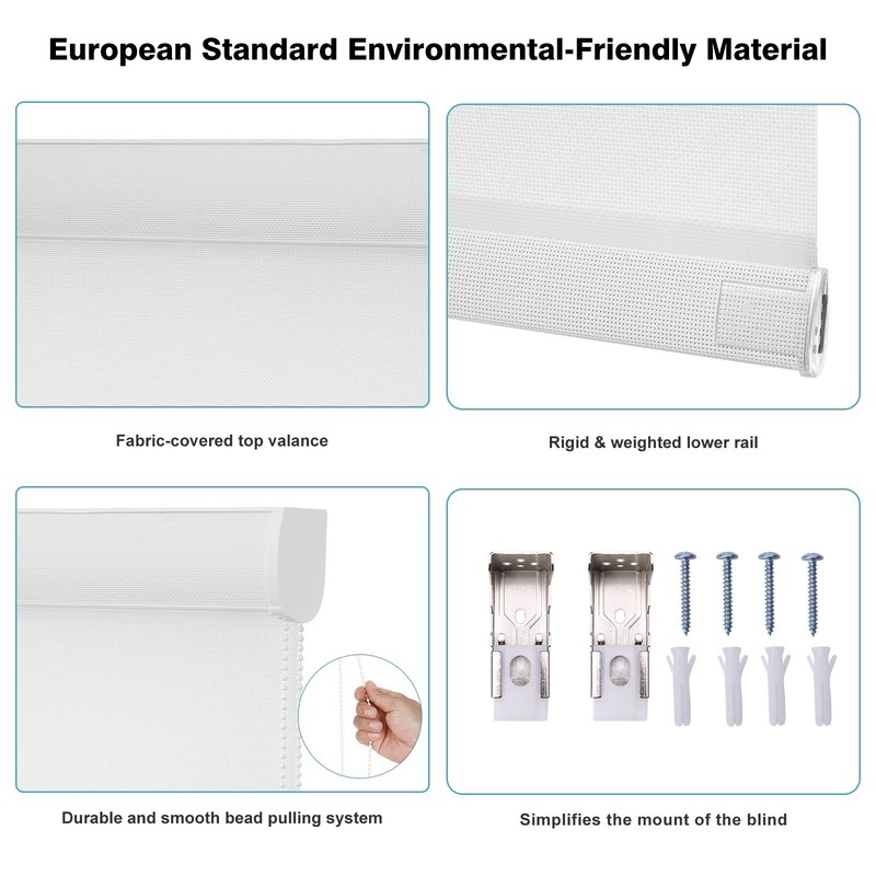 Changshade CUSTOM Window Blinds Roller Shades Easy Installation-Light Filtering gallery