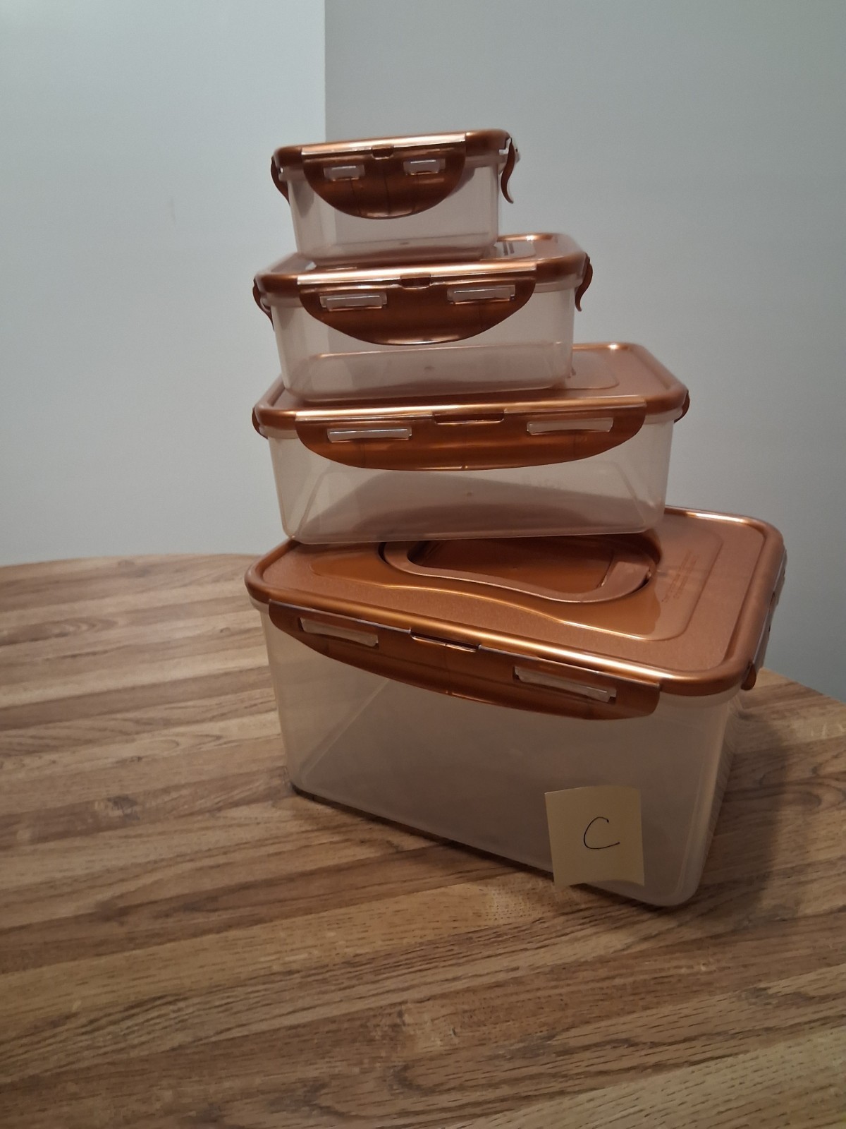 LocknLock 4-pc Bronze Airtight Food Storage Total 161 ozs gallery