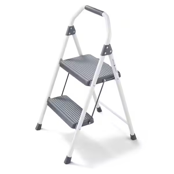 2-Step Compact Steel Step Stool, 225 Lbs. Load Capacity Type II Duty Rating gallery