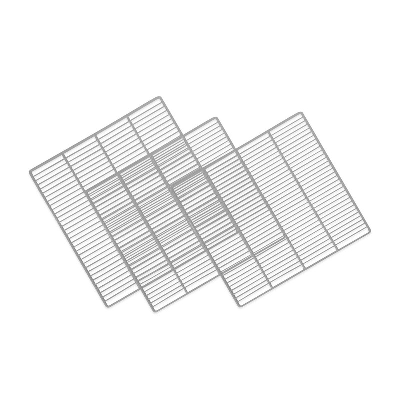 Replacement type 3-piece shelf for commercial refrigerator gallery