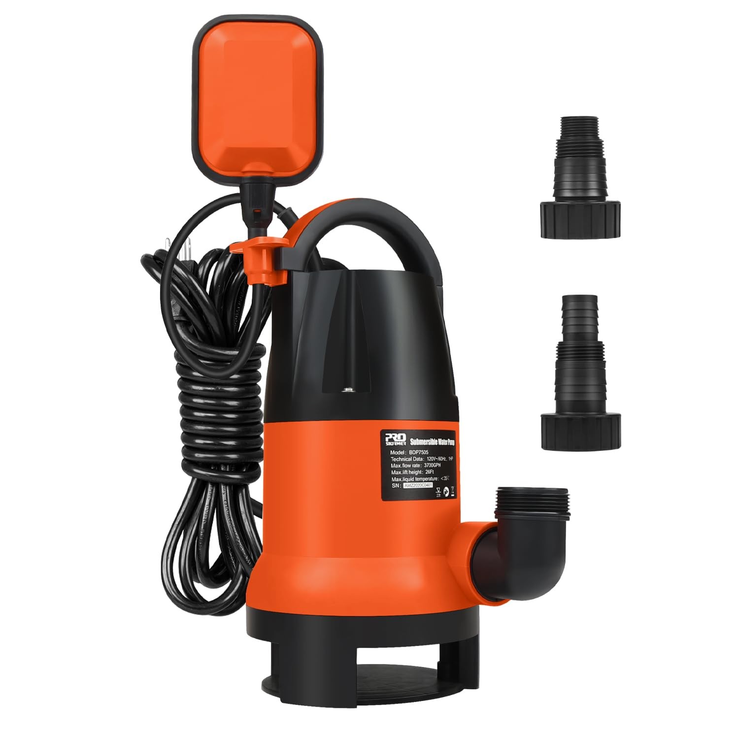 1HP Sump Pump 3700GPH Submersible Water Pump Auto Float Switch Bomba Sumidero gallery