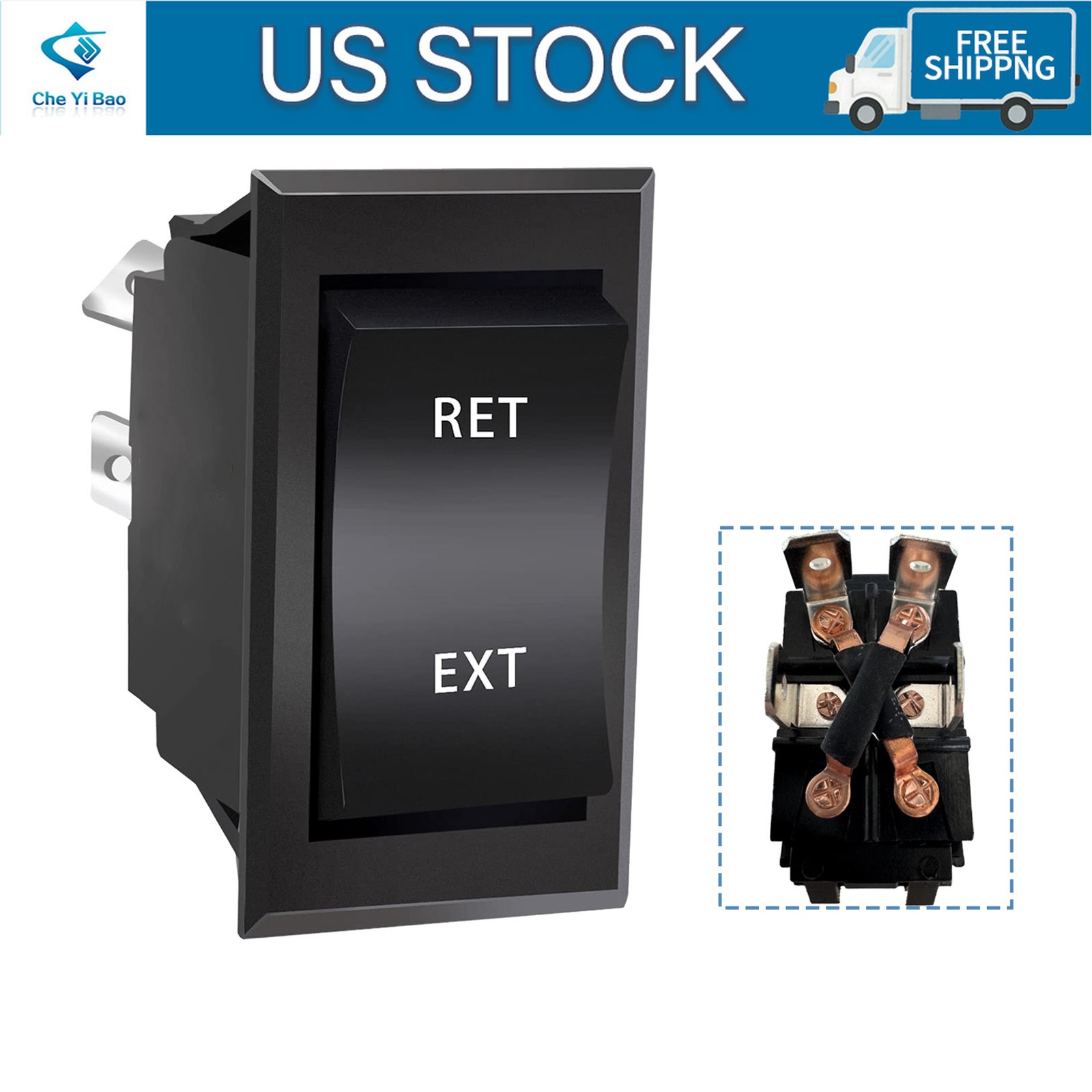 Trailer Power Jack Switch RV Power Switch Power Tongue Jack Switch 87570 226023 gallery