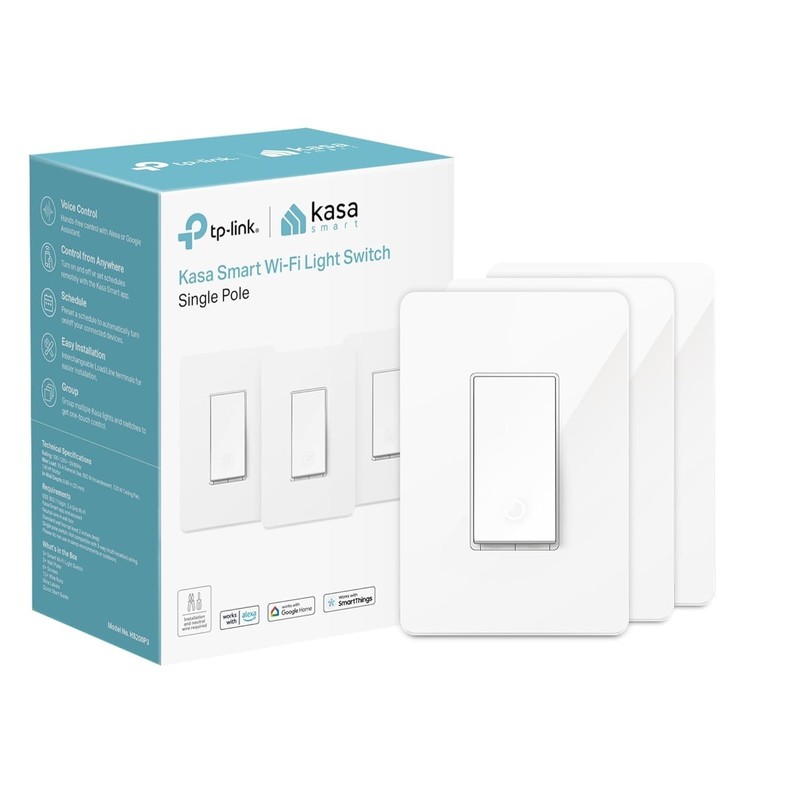 Smart Wi-Fi Light Switch, 3-Pack - Voice Control, No Hub Required, Easy Install gallery