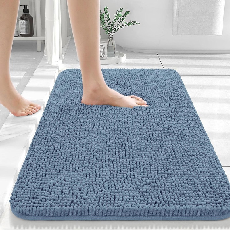 Bathroom Rugs Extra Soft Absorbent Chenille Bath Mats for Bathroom Floor gallery