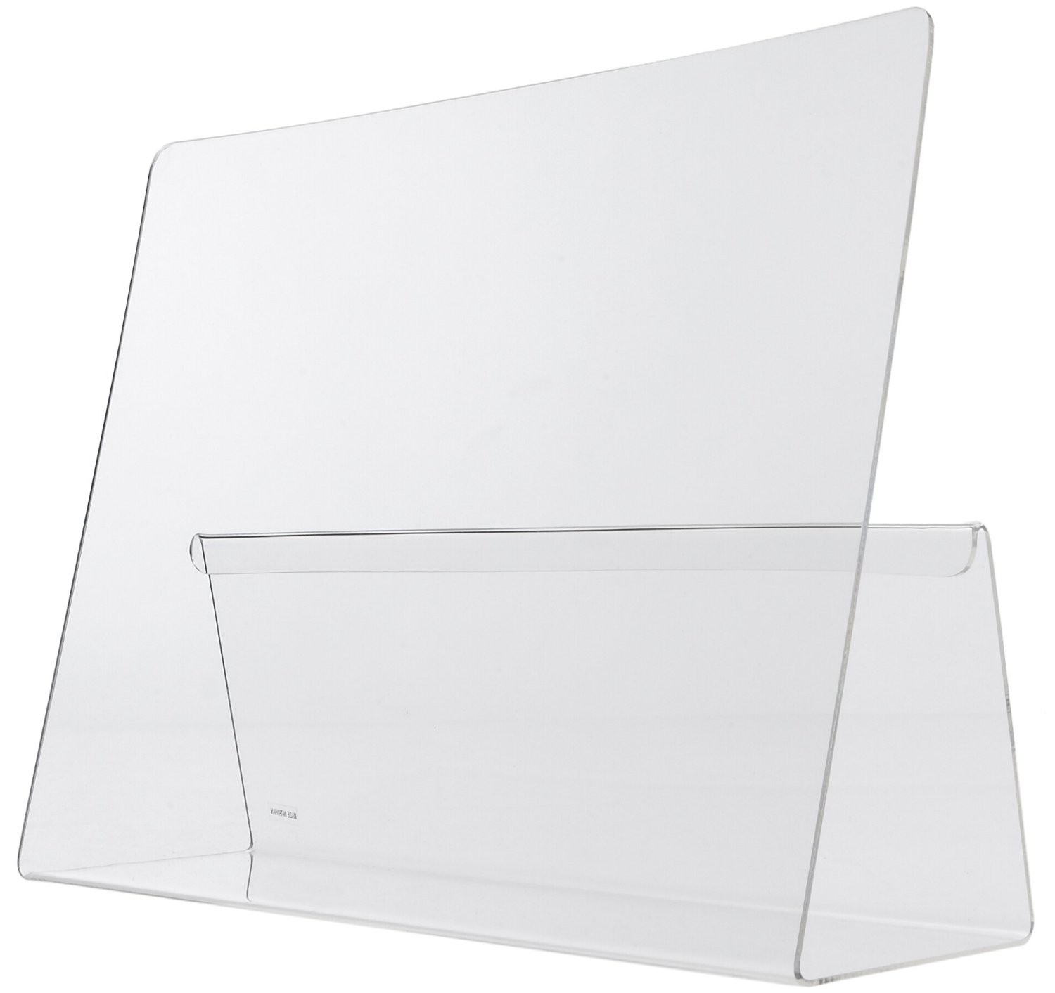 Norpro Acrylic Book / Tablet Holder with Splatter Guard - 12 ½ x 9 x 3 ¼ inches gallery