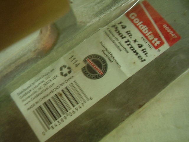 (NEW) Goldblatt Pool Trowel / Concrete Finishing 4”-14” G06947 FREE SHIPPING gallery