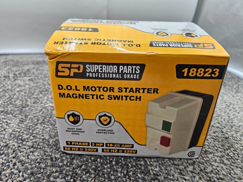 Superior Electric 18823 Magnetic Switch 1-Phase 50HZ @ 240V-60HZ @ 220V 3-HP gallery