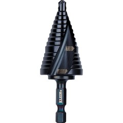 Step Drill Bit 7/811/8 Hex Shank Quick Release Dual Flute Steel Wood