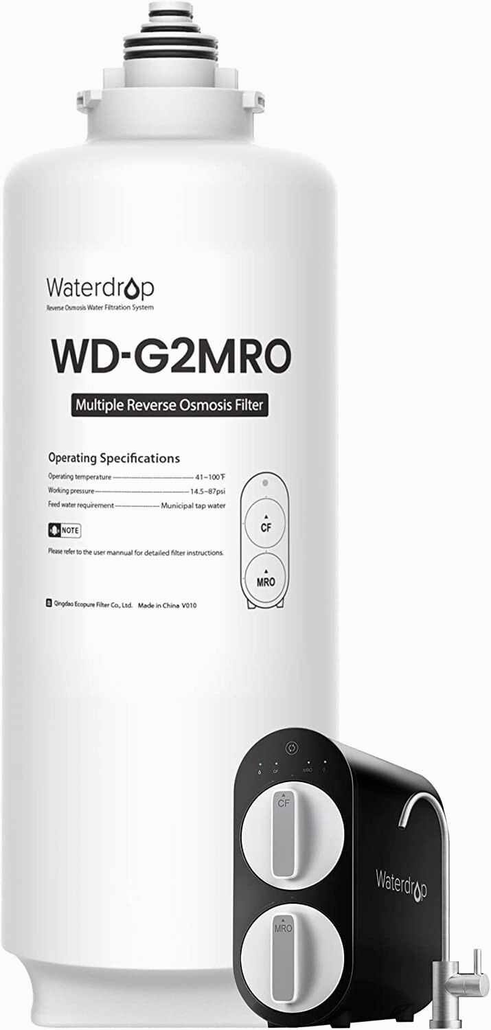 Waterdrop WD-G2MRO Filter, 2-year Lifetime,Used for Reverse Osmosis System gallery