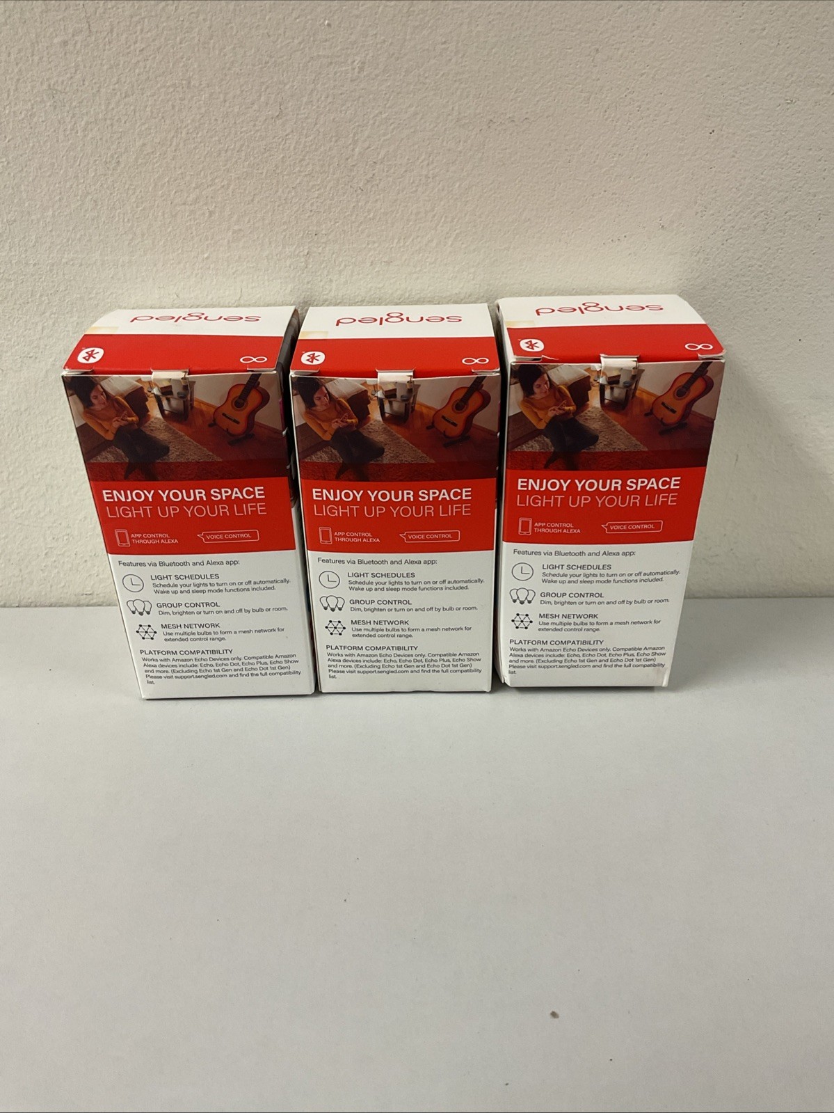 Sengled B11-N11W Smart A19 LED Light Bulb, Soft White, Lot Of 3, T41-18 gallery