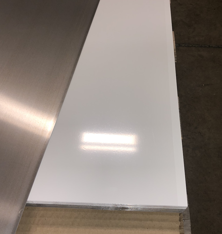White Aluminum Trailer/ RV Sheet .030" Thick - Multiple Sizes - 49" Wide gallery