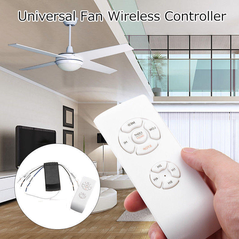 Universal Ceiling Fan Lamp Light Remote Control Receiver Kit Timing Wireless 15M gallery