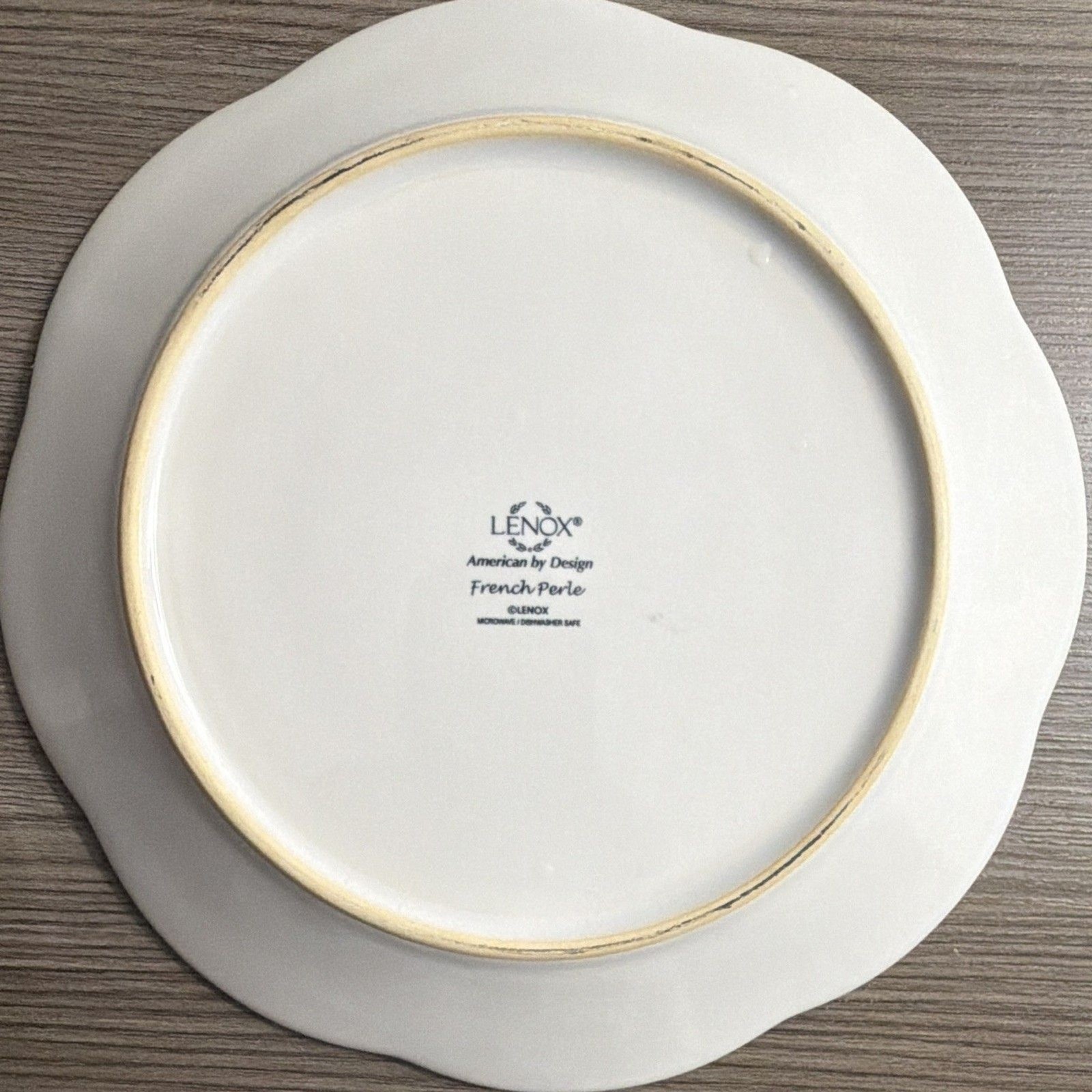 Lenox French Perle 9” Round Dinner Plate Ceramic gallery