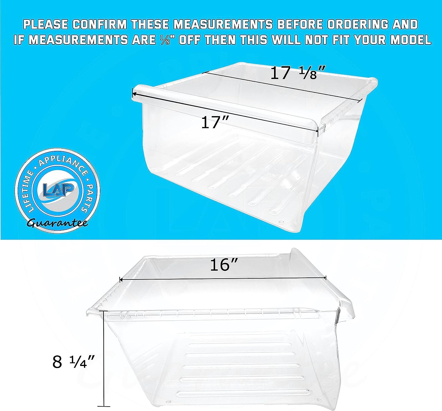 Top Vegetable Drawer for Samsung RS261MDRS/XAA-01 RS25H5000SP/AA-00 RS25J500DBC gallery