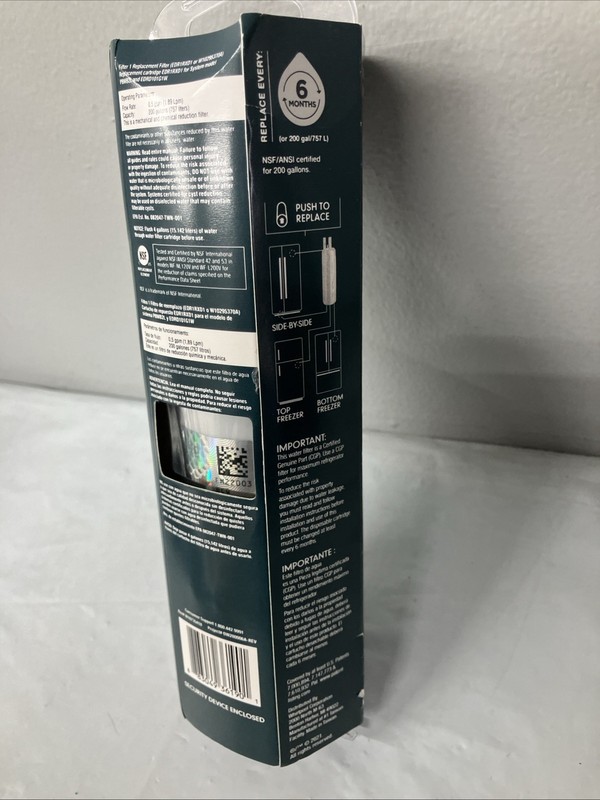 Whirlpool EveryDrop 1 Refrigerator White Water Filter - EDR1RXD1 gallery