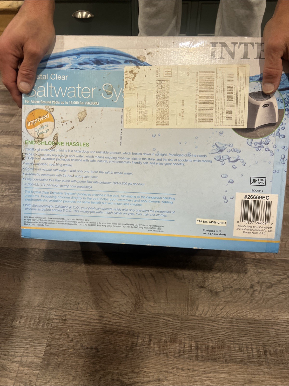 Intex Krystal Clear Saltwater System for Above-Ground Pools up to 15,000 Gallons gallery