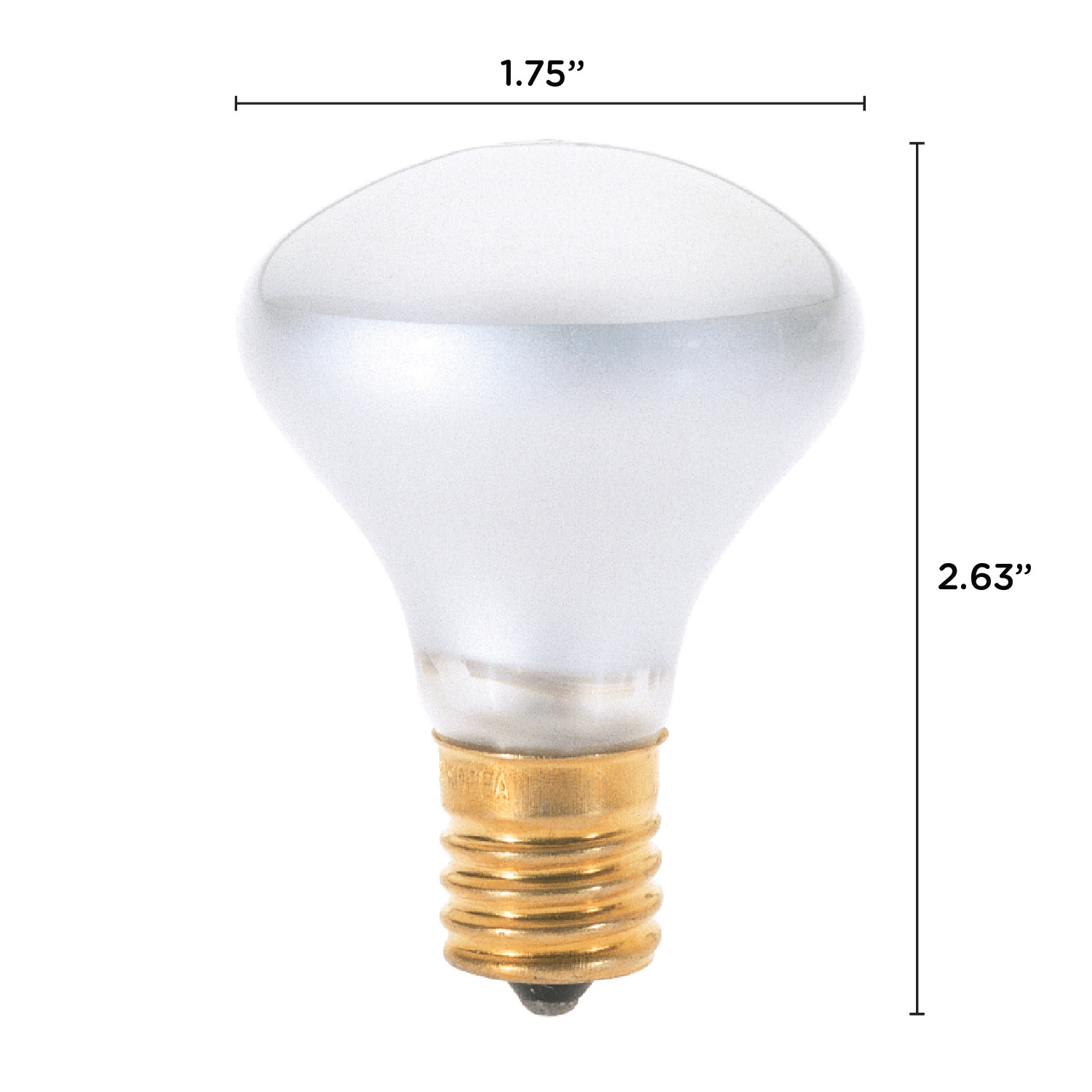 2 Pack S4700 S3205 Reflector Bulb 25R14N 25W 120V R14 Intermediate E17 Frosted gallery