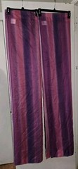 Nice 2 Panels Multi Color Pinks Purplish Voila Sheer Curtain 58in x 63in each