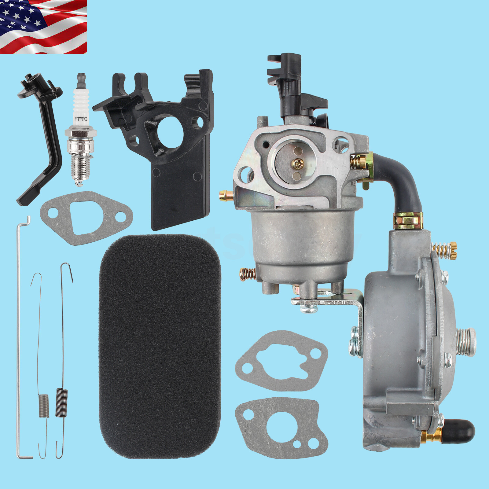 Dual Fuel Carburetor LPG Conversion Kit For Generator Propane 170G-GX200 GX160 gallery