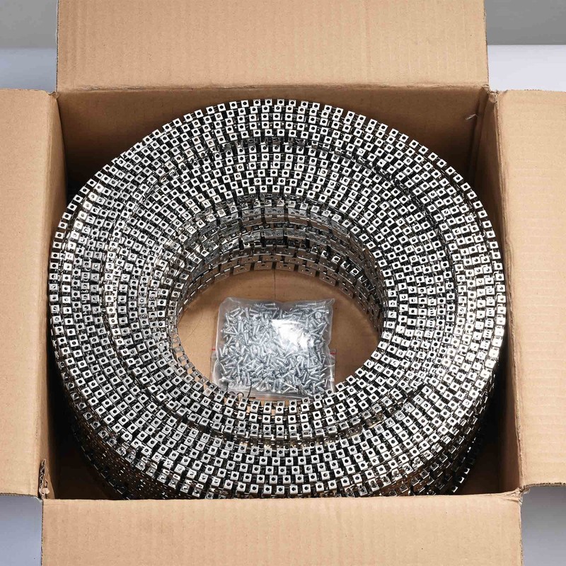 Yescom 100m 2700K Rope Light Stainless Steel Channel Mounting Track 7x11mm gallery