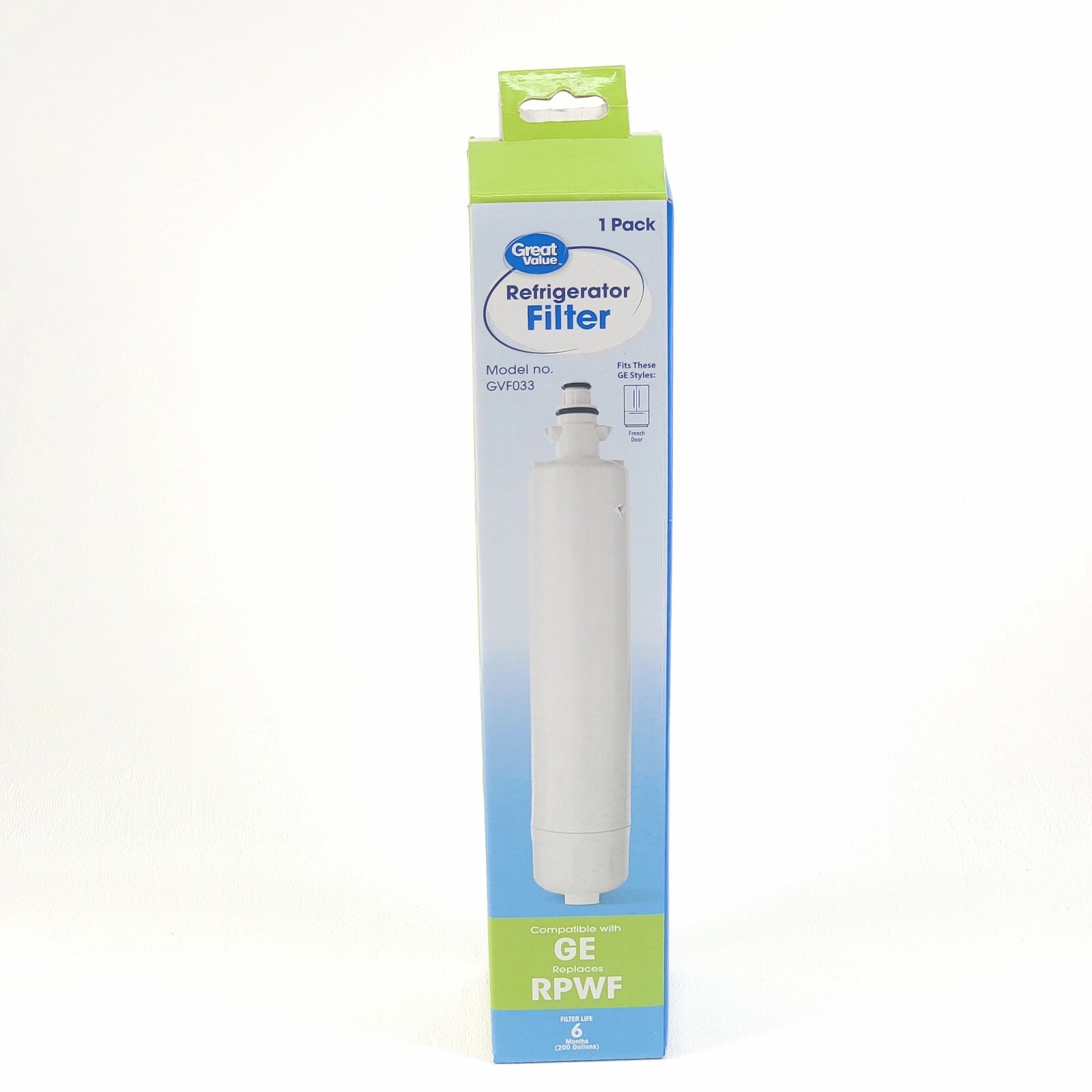 2 Great Value Refrigerator Water Filter GVF033 GE RPWF RWF1063 RWF3600A* 400 gal gallery