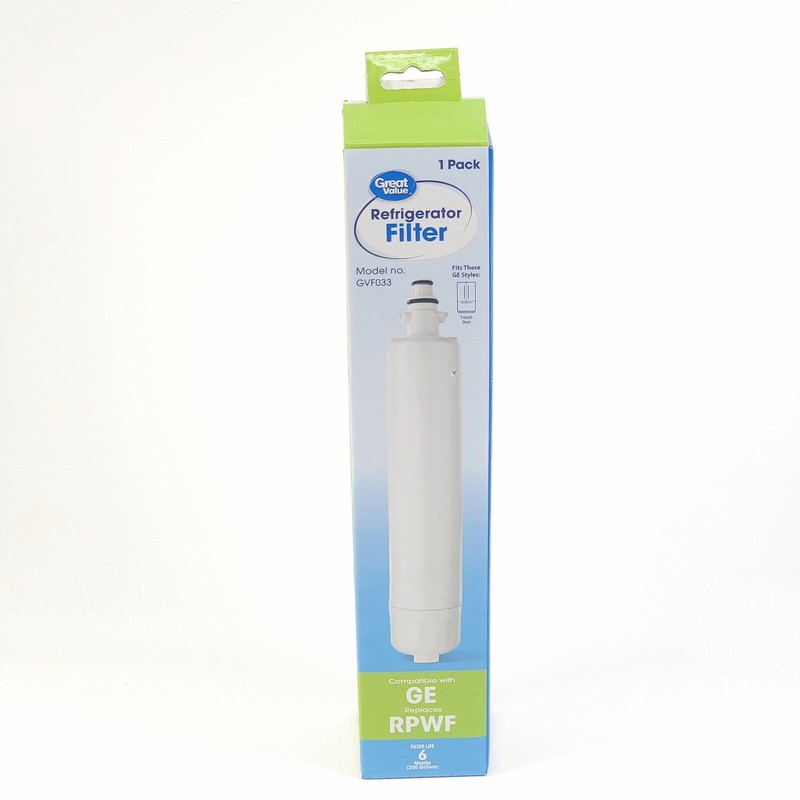 2 Great Value Refrigerator Water Filter GVF033 GE RPWF RWF1063 RWF3600A* 400 gal gallery