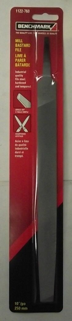 Benchmark 08650N 1122-760 10" Mill Bastard Cut File Without Handle gallery