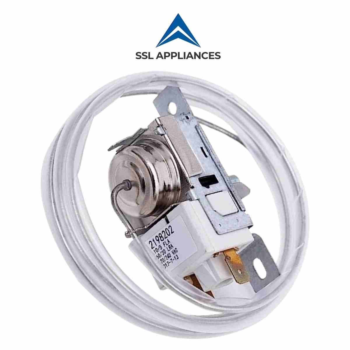 Whirlpool 2198202 Refrigerator Cold Control Thermostat Replaces WP2198202 1-PACK gallery