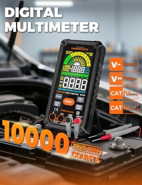 Digital Multimeter Tester 10000 Counts, Smart Multimeter Rechargeable, MT03 gallery