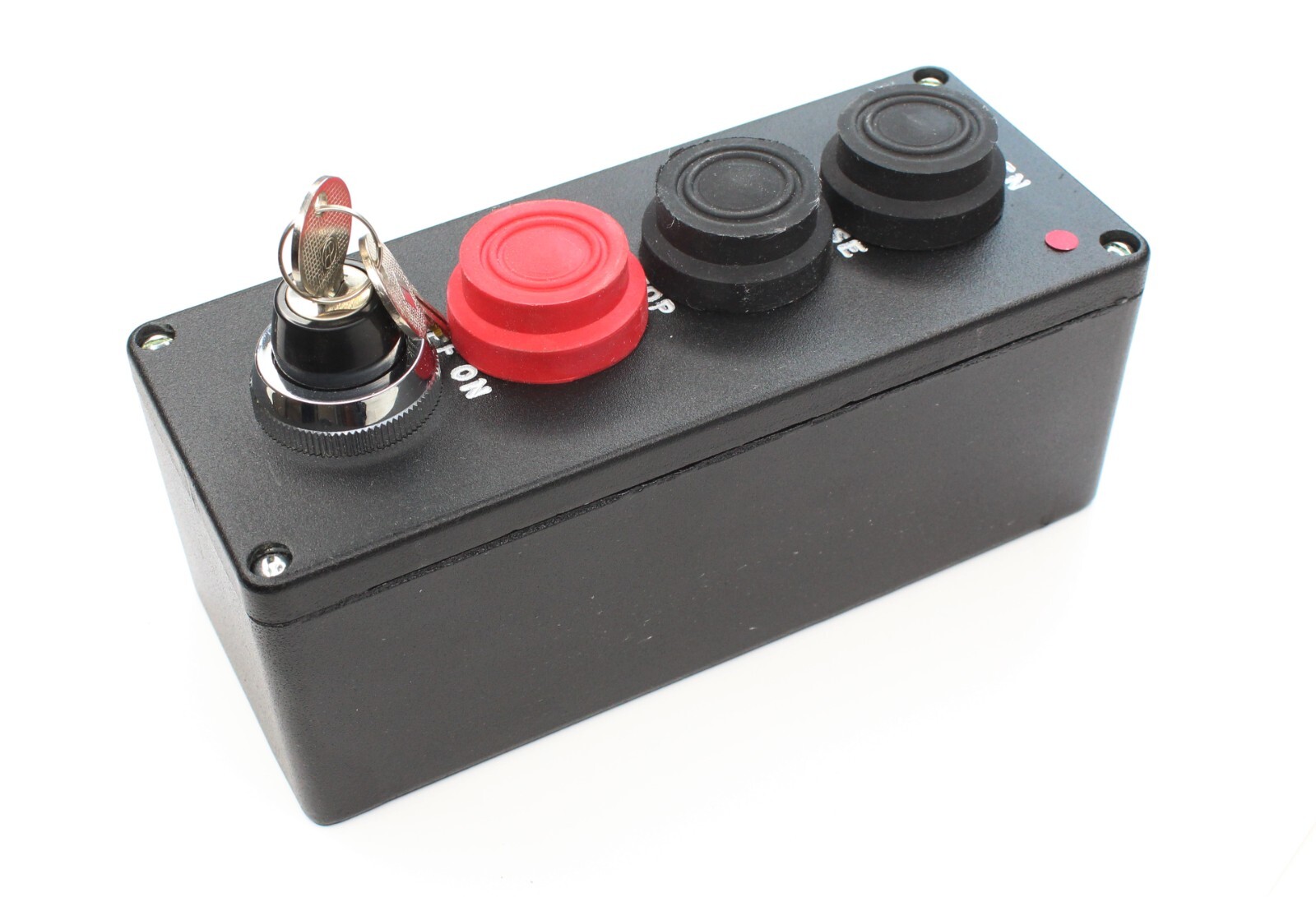 NEMA 4/12 Commercial 3 Button Wall Station with Keyed Lockout, Surface Mounted gallery