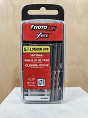 RotoZip XB-DW10 Drywall XBITS Guidepoint Cutting Bits 5/32″ 10-Pack Sealed