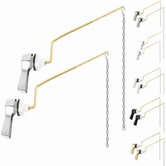 Universal Side Mount Toilet Handle Replacement Toilet Tank Flush Lever Kit 2 Pcs