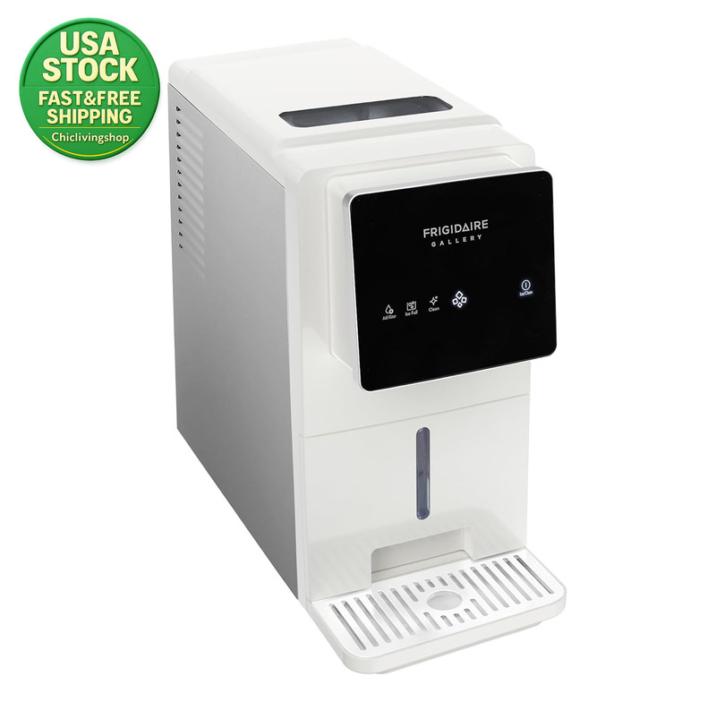 Frigidaire Countertop Nugget Ice Maker 33Lbs Daily Auto Self Cleaning White gallery