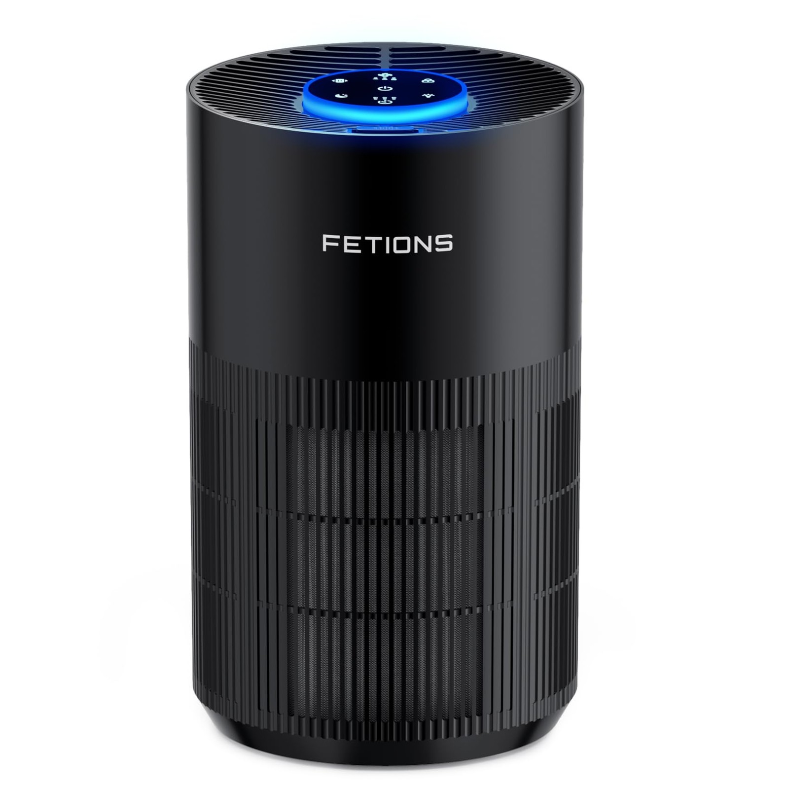 Air Purifiers for Bedroom with H14 True HEPA, 6.7"D x 6.7"W x 9"H, Black gallery